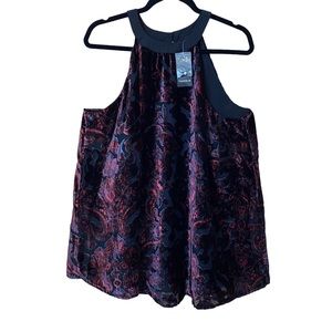 Torrid Halter Neck Multicolored Rayon Tunic Sz 12